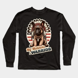 Belgian Malinois puppy indian Long Sleeve T-Shirt